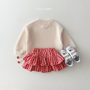 DAILYBEBE KIDS RIB COLOR TOP**PREORDER