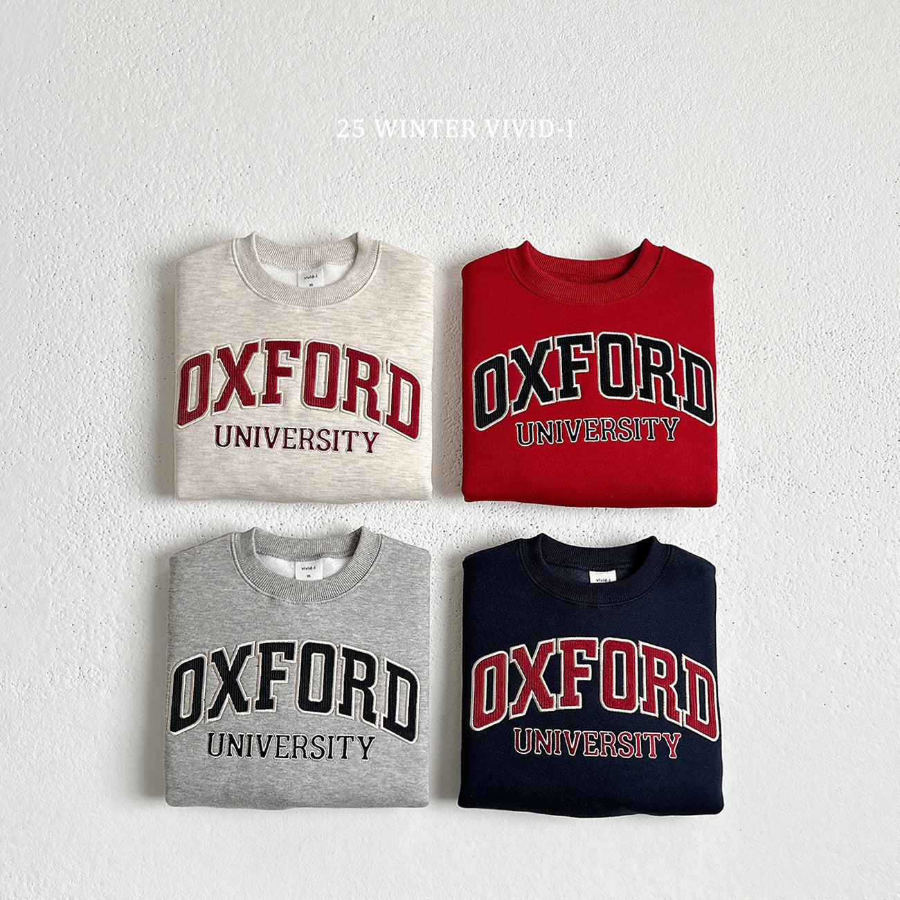 VIVID KIDS OXFORD SWEAT SHIRT*PREORDER