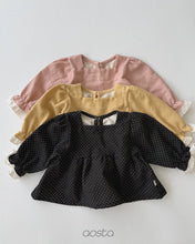 Load image into Gallery viewer, AOSTA FALL MILK DOT BLOUSE**PREORDER