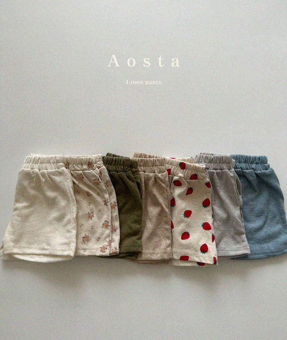 AOSTA KIDS Linen Short *Preorder