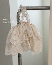 Load image into Gallery viewer, AOSTA FALL LACE CAN CAN BLOUSE**PREORDER