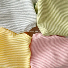 Load image into Gallery viewer, DAILYBEBE KIDS WAFFLE TOP AND BOTTOM SET**PREORDER