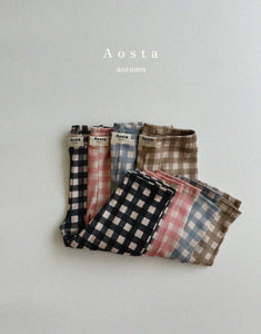 AOSTA KIDS Check Leggings *Preorder