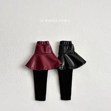 Load image into Gallery viewer, VIVID KIDS LEATHER SKIRT PANTS*PREORDER