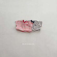 將圖片載入圖庫檢視器中，BLACKBEAN 兒童條紋 T 卹 * 預購