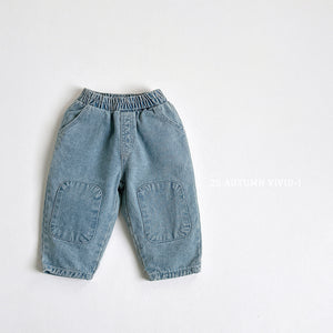 VIVID KIDS PADDED DENIM JEANS*PREORDER