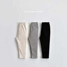 Load image into Gallery viewer, VIVID KIDS PLAIN RIBBED LEGGINGS*PREORDER