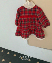 Load image into Gallery viewer, AOSTA KIDS CHECK DRESS*PREORDER