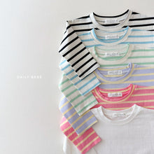 Load image into Gallery viewer, DAILYBEBE KIDS STRIPE TEE SHIRT**PREORDER