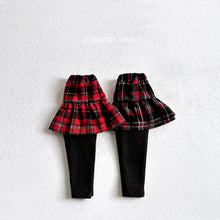 Load image into Gallery viewer, VIVID KIDS CHECK SKIRT PANTS*PREORDER