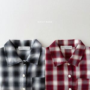 DAILYBEBE KIDS CHECK SHIRT**PREORDER
