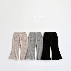 VIVID KIDS THICK RIBBED BOOTSCUT PANTS*PREORDER (Copy)