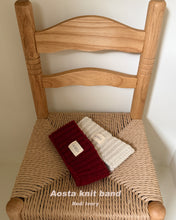 Load image into Gallery viewer, AOSTA FALL KNIT COOKIE HEADBAND**PREORDER