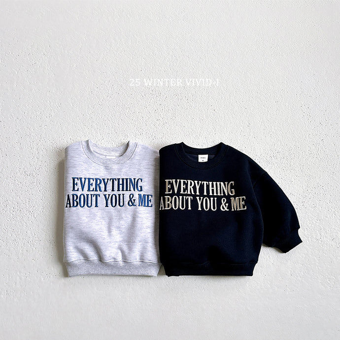 VIVID KIDS EVERYTHING U & ME SWEAT*PREORDER