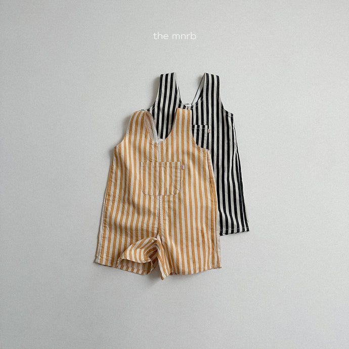 MINIROBE KIDS Benny suspenders suit*Preorder