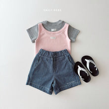 Load image into Gallery viewer, DAILYBEBE KIDS DENIM SHORTS**PREORDER