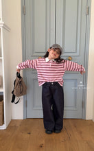 Load image into Gallery viewer, COMMA KIDS STRIPE COLLAR SHIRT*Preorder