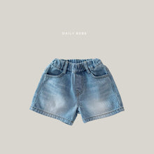 Load image into Gallery viewer, DAILYBEBE KIDS LIGHT DENIM SHORTS**PREORDER