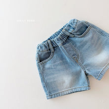Load image into Gallery viewer, DAILYBEBE KIDS LIGHT DENIM SHORTS**PREORDER