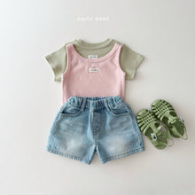 Load image into Gallery viewer, DAILYBEBE KIDS LIGHT DENIM SHORTS**PREORDER