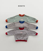 Load image into Gallery viewer, BONITO KIDS FEELING STRIPE SWEAT*PREORDER