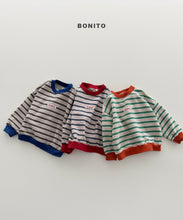 Load image into Gallery viewer, BONITO KIDS FEELING STRIPE SWEAT*PREORDER