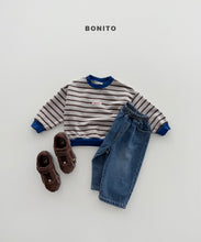 Load image into Gallery viewer, BONITO KIDS FEELING STRIPE SWEAT*PREORDER