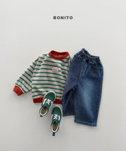 Load image into Gallery viewer, BONITO KIDS FEELING STRIPE SWEAT*PREORDER