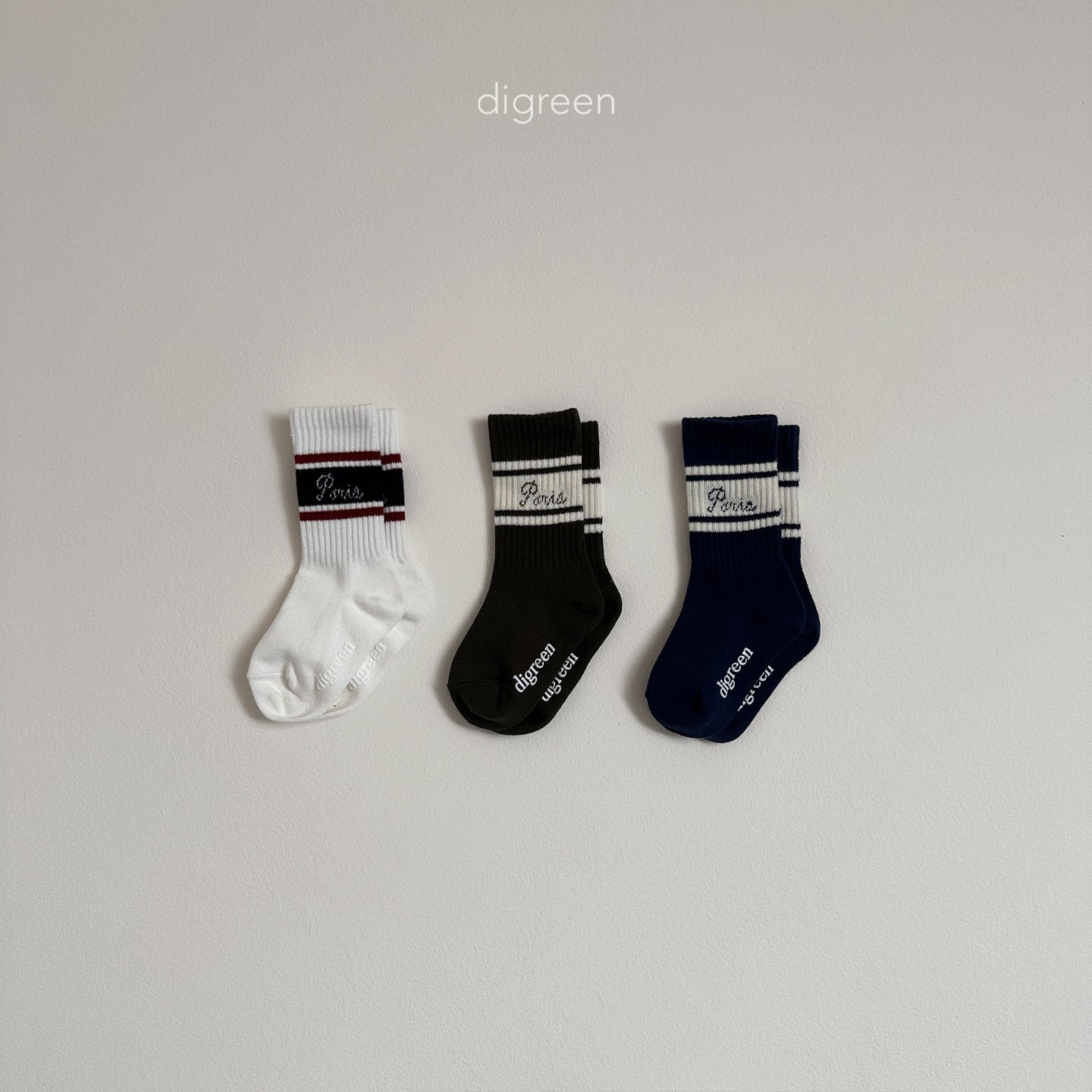 DIGREEN KIDS PARIS SOCK SET*PREORDER