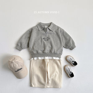VIVID KIDS WILLIAM V NECK COLLAR SHIRT *PREORDER
