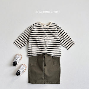 VIVID KIDS STRIPE SWEATER*PREORDER