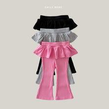 Load image into Gallery viewer, DAILYBEBE KIDS RIBBED LEGGINGS PANTS**PREORDER