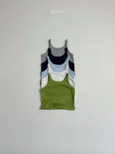 Load image into Gallery viewer, DIGREEN KIDS EYELET SLEEVELESS TOP*PREORDER