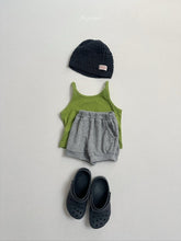 Load image into Gallery viewer, DIGREEN KIDS EYELET SLEEVELESS TOP*PREORDER