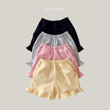 Load image into Gallery viewer, DAILYBEBE KIDS FRILL SHORTS**PREORDER