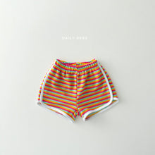 Load image into Gallery viewer, DAILYBEBE KIDS STRIPE TERRY SHORTS**PREORDER