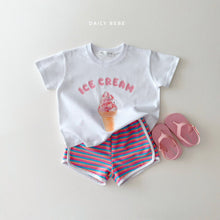 Load image into Gallery viewer, DAILYBEBE KIDS STRIPE TERRY SHORTS**PREORDER