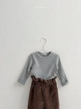 Load image into Gallery viewer, MINIROBE KIDS WINTER RIBBED TEE**Preorder