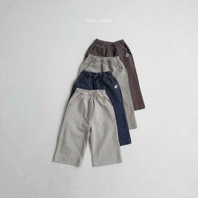 MINIROBE KIDS COZY STRAIGHT PANTS*Preorder