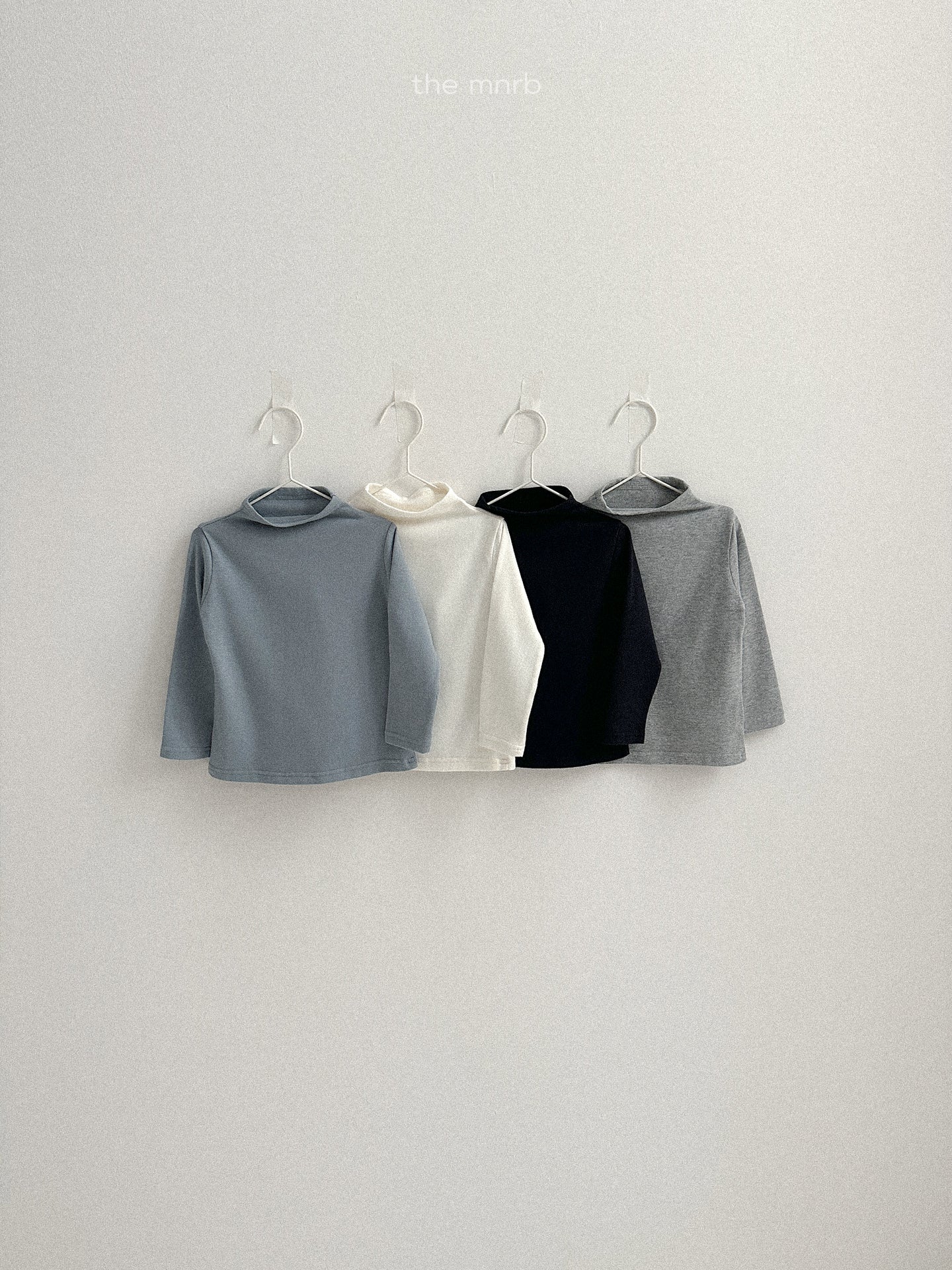 MINIROBE KIDS PEACH WARM NECK TEE**Preorder