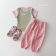 Load image into Gallery viewer, DAILYBEBE KIDS FLORAL SASSY PANTS**PREORDER