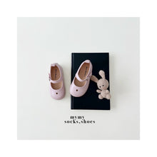 Load image into Gallery viewer, KIDS PREFALL PINK MINI HEART LEATHER SHOES**PREORDER