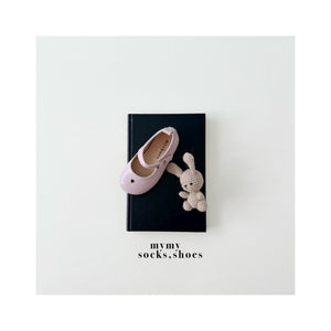 KIDS PREFALL PINK MINI HEART LEATHER SHOES**PREORDER