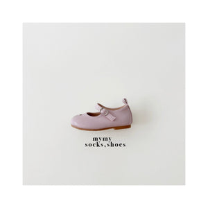 KIDS PREFALL PINK MINI HEART LEATHER SHOES**PREORDER