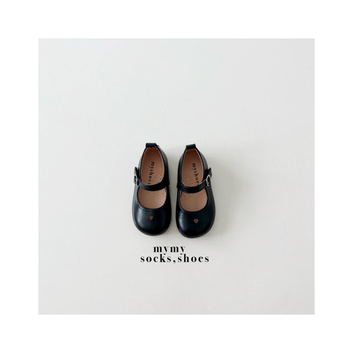 KIDS PREFALL MINI HEART LEATHER SHOES**PREORDER