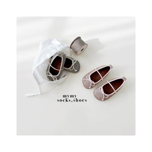 KIDS PREFALL SPARKLY ELASTIC BALLERINA**PREORDER