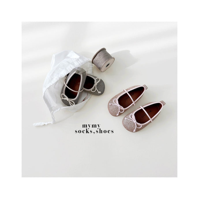 KIDS PREFALL SPARKLY ELASTIC BALLERINA**PREORDER