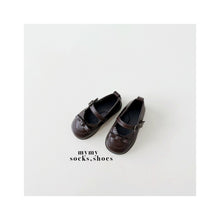 Load image into Gallery viewer, KIDS PREFALL GIRLS BROWN LEATHER SHOES**PREORDER