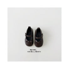 Load image into Gallery viewer, KIDS PREFALL GIRLS BROWN LEATHER SHOES**PREORDER