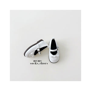 KIDS PREFALL GIRLS BROWN LEATHER SHOES**PREORDER